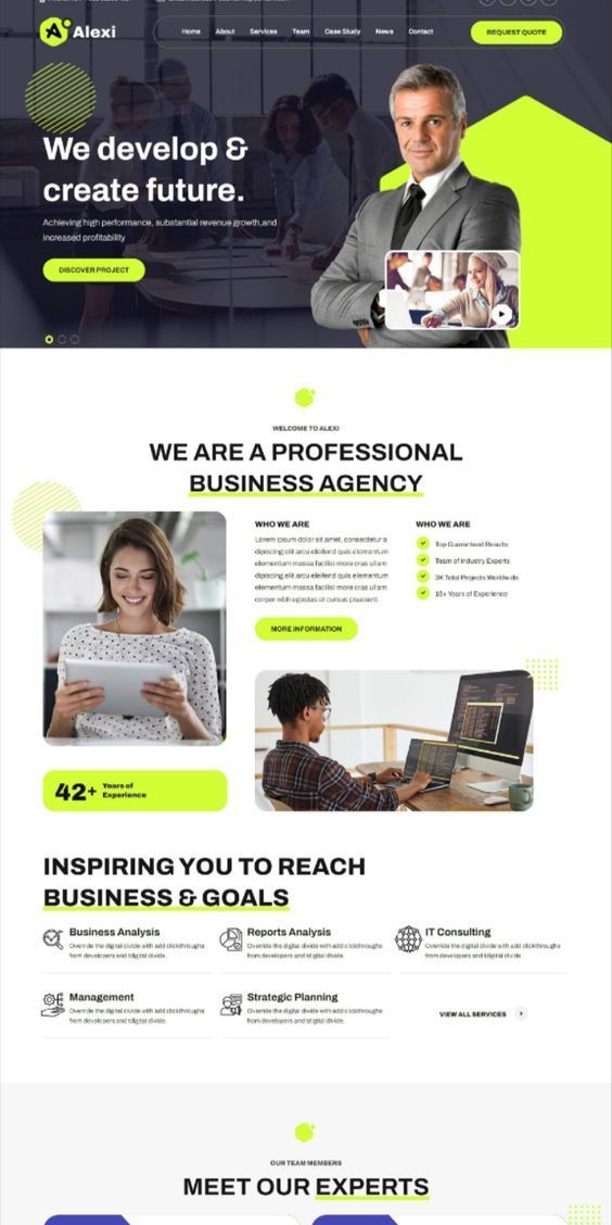 Corporate website redesign